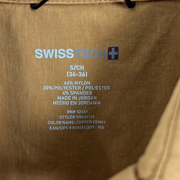 Swiss Tech Camel colored button down - Picture 2 of 6